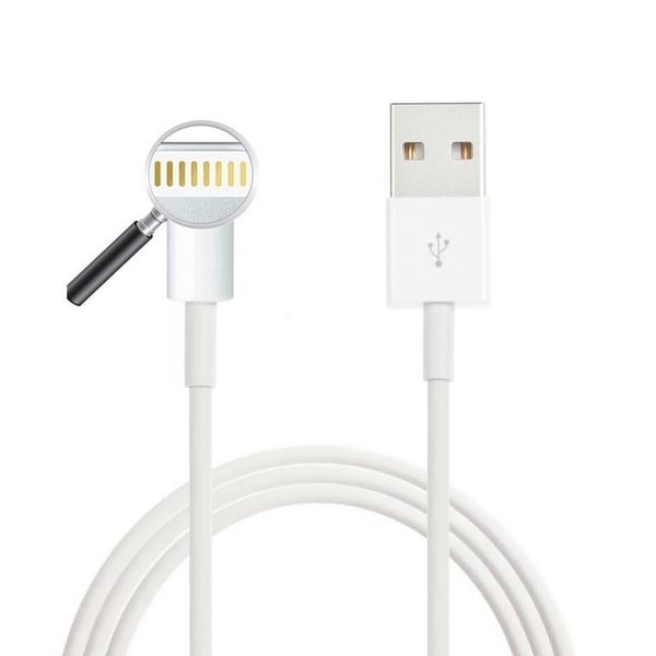 2 metrin korkealaatuinen Apple Lightning USB-kaapeli iPhoneen ja iPadiin