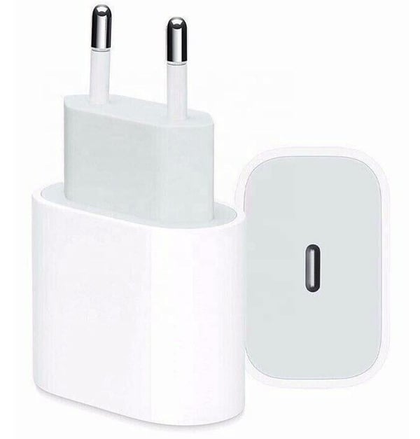 iPhone charger for Apple 12 Pro Max USB-C power adapter 20W PD White