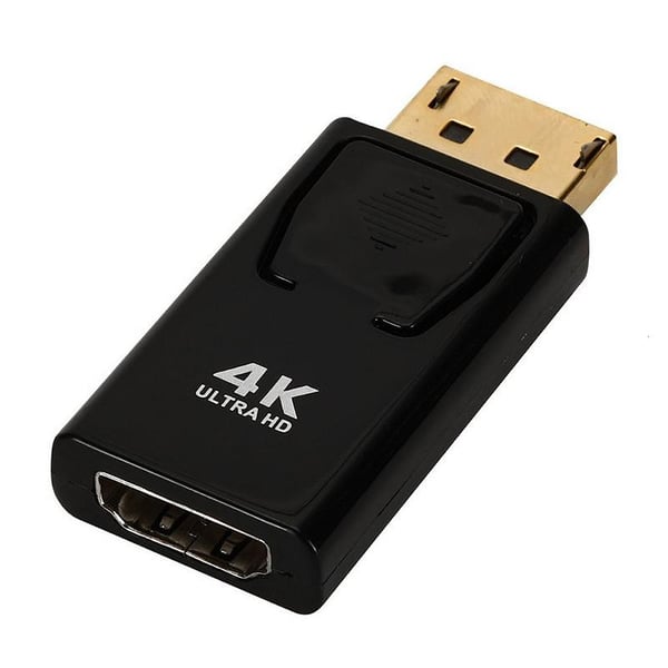 DP - Displayport (uros) HDMI-adapteriin (naaras) 4K-1080P DP - Displayport (uros) HDMI-adapteriin (naaras) 4K-1080P