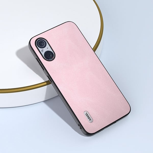 SKALO Sony Xperia 5 V ABEEL PU læder Cover - Pink