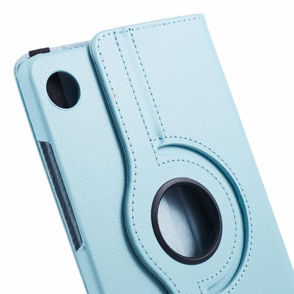 SKALO Samsung Tab A9 360 Litchi Flip Cover - Turkis