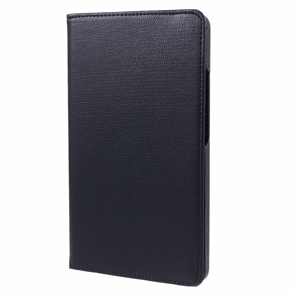 SKALO Samsung Tab A9 360 Litchi Flip Cover - Sort