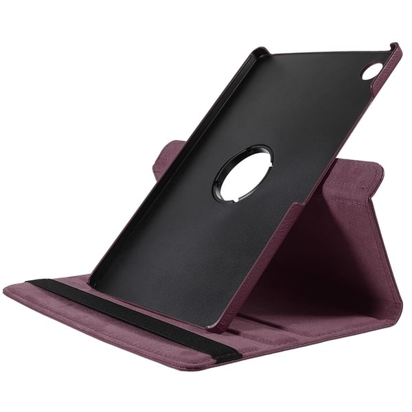 SKALO Samsung Tab A9+ 360 Litchi Flip Cover - Lilla