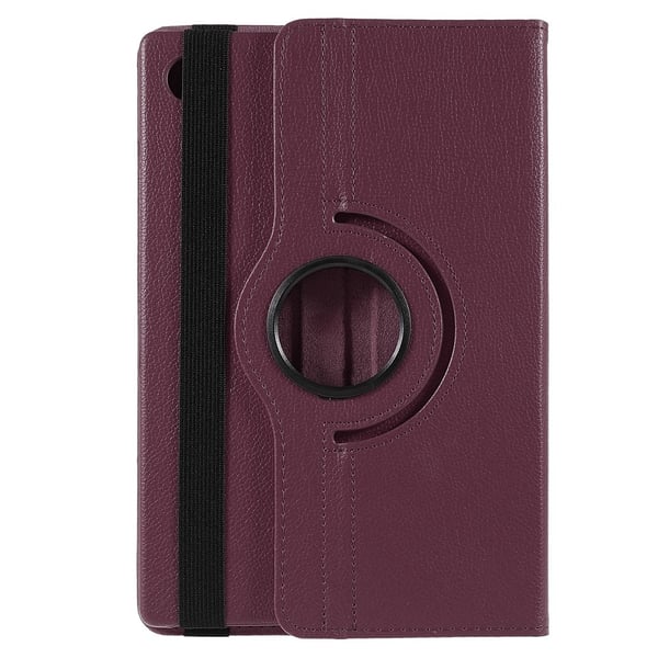 SKALO Samsung Tab A9+ 360 Litchi Flip Cover - Lilla