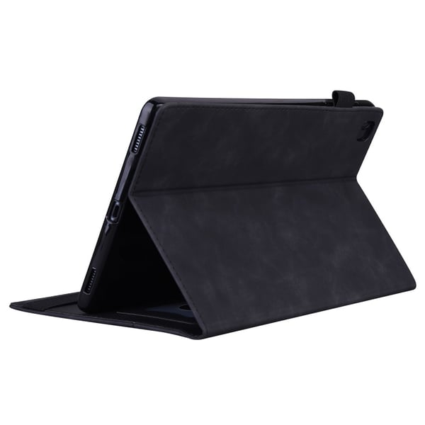 SKALO Samsung Tab A9+ PU-læder Flip Cover - Sort