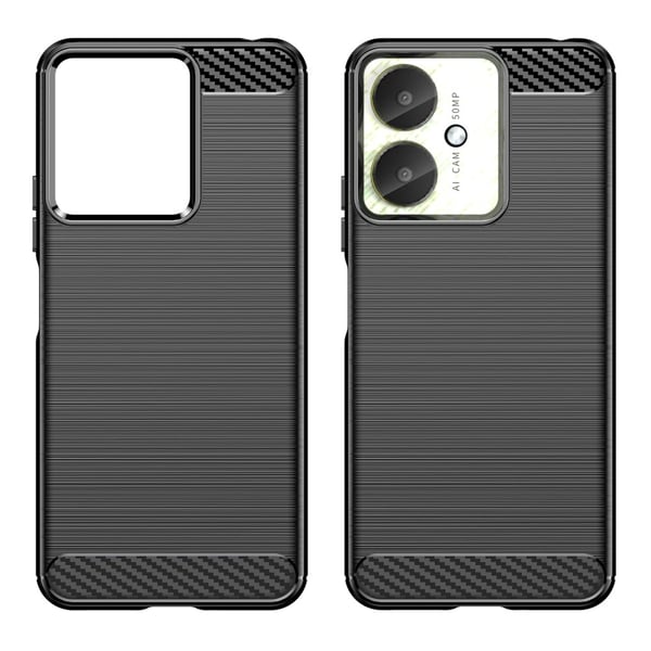 SKALO Xiaomi Redmi 13C 4G Armor Carbon Stødsikker TPU-cover