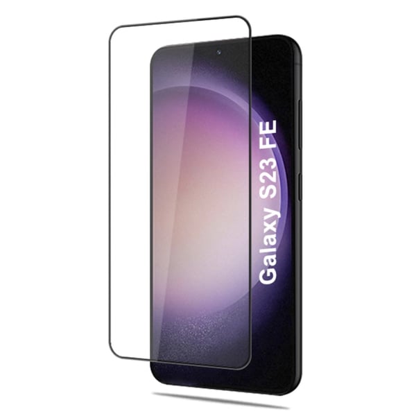 SKALO Samsung S23 FE FULL-FIT Hærdet Glas Skærmbeskyttelse
