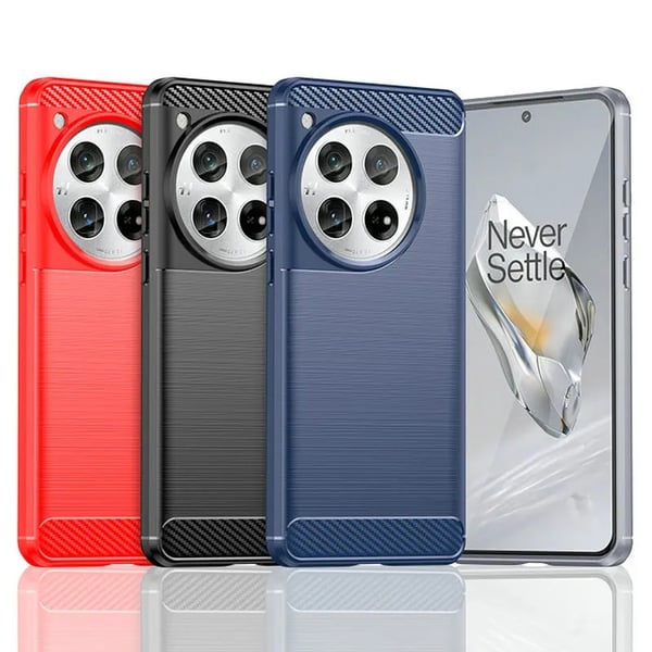 SKALO OnePlus 12 5G Armor Carbon Stöttåligt TPU-skal