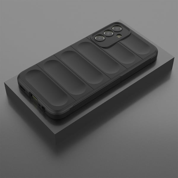 SKALO Samsung A15 4G Rugged Bumpers TPU-Cover - Sort