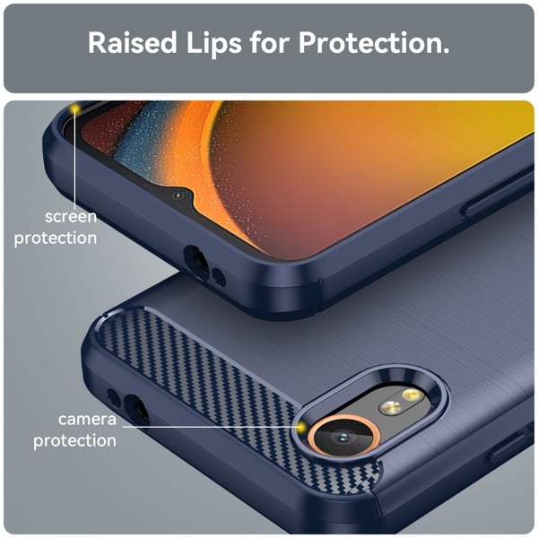 SKALO Samsung Xcover 7 Armor Carbon Stødsikker TPU-cover
