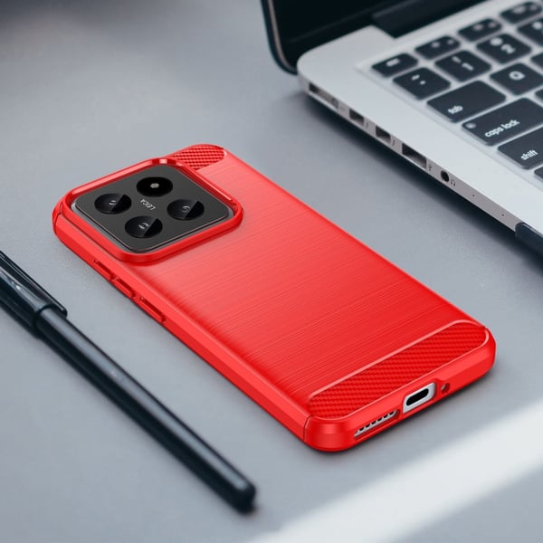SKALO Xiaomi 14 5G Armor Carbon Stødsikker TPU-cover