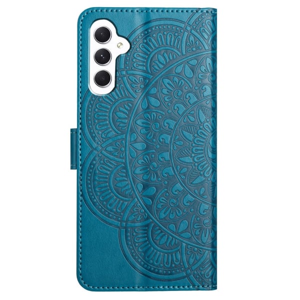 SKALO Samsung A15 5G Mandala Flip Cover - Blå