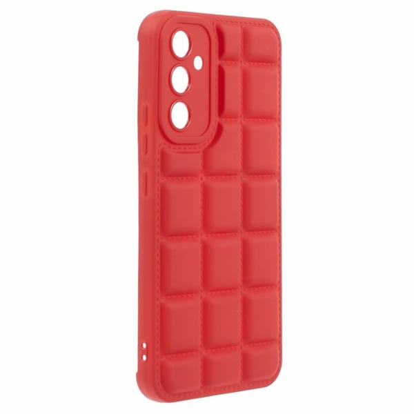 SKALO Samsung A15 5G Puffer Bumper TPU-Cover - Rød