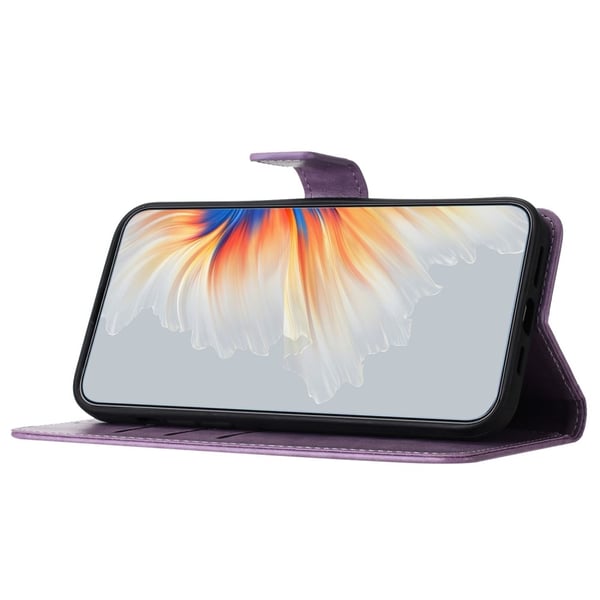 SKALO Xiaomi Redmi Note 13 Pro+ Mandala Flip Cover - Lilla