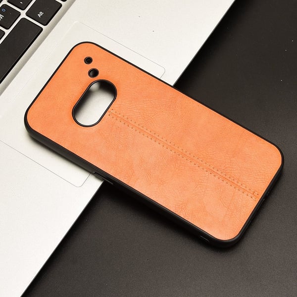 SKALO Nothing Phone (2a) PU-læder Hybrid Cover - Orange