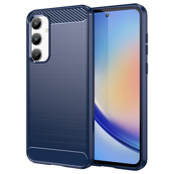 SKALO Samsung A35 5G Armor Carbon Stødsikker TPU-cover