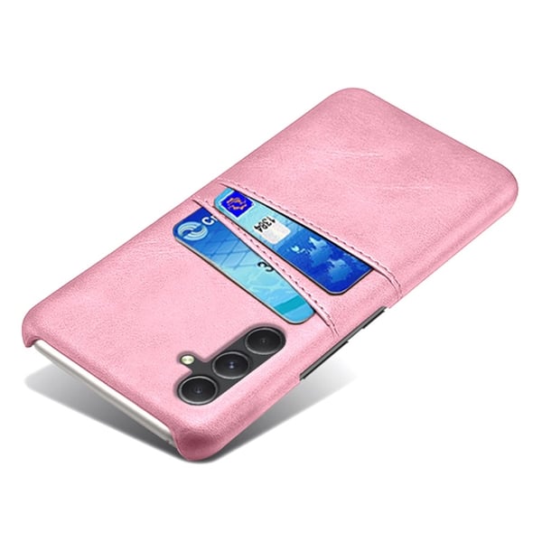SKALO Samsung A35 5G PU-læder Kortholder Cover - Rosa guld