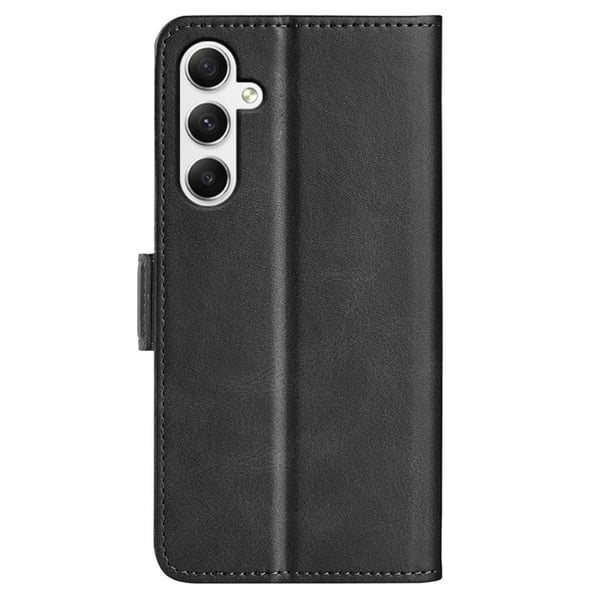 SKALO Samsung A35 5G Premium Wallet Flip Cover - Sort