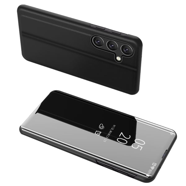 SKALO Samsung A35 5G Clear View Flip Cover - Sort
