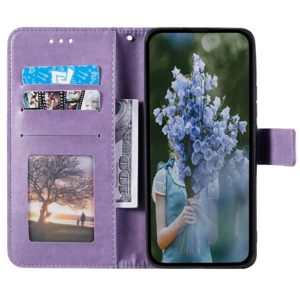 SKALO Samsung A35 5G Mandala Flip Cover - Lilla