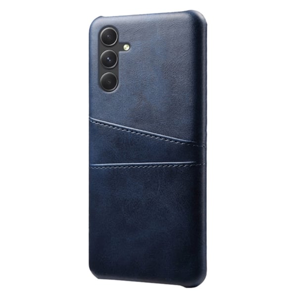 SKALO Samsung A55 5G PU-læder Cover med Pung - Blå