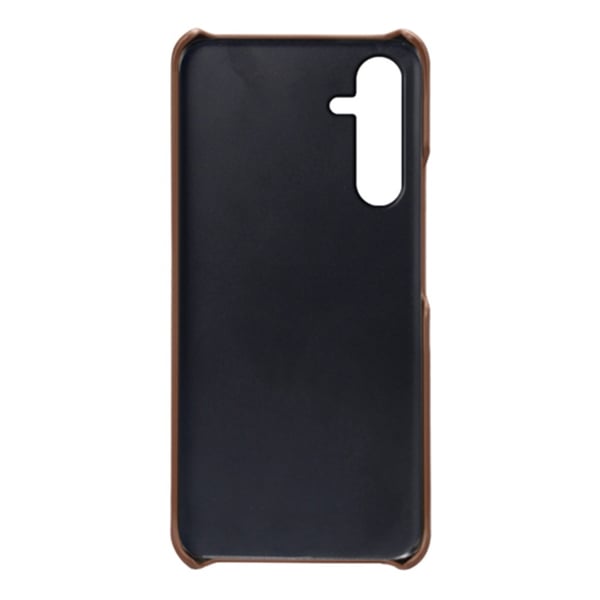 SKALO Samsung A55 5G PU-læder Cover med Pung - Brun