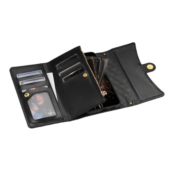 SKALO Samsung A55 5G Evelope Clutch 8-RUM - Sort