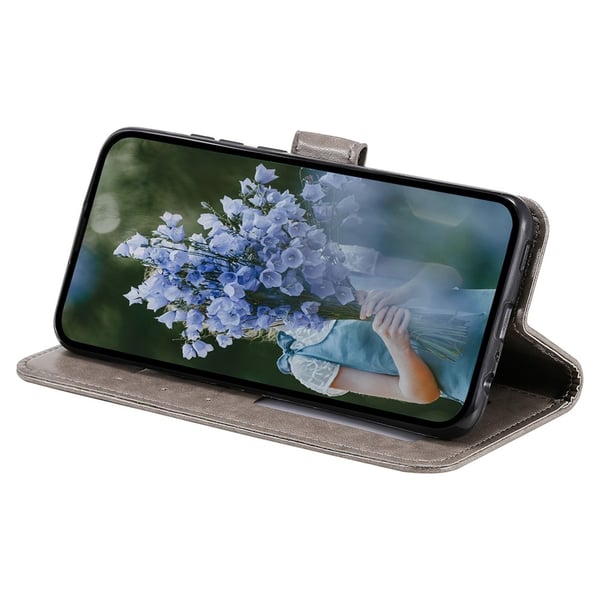 SKALO Google Pixel 8a Mandala Flip Cover - Grå