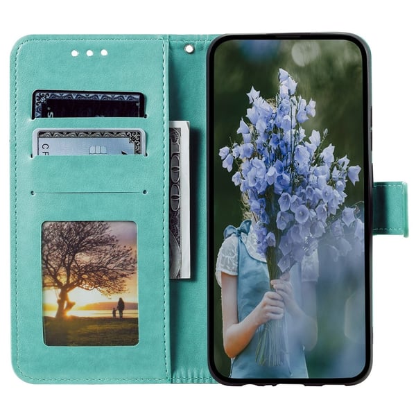 SKALO Google Pixel 8a Mandala Flip Cover - Turkis