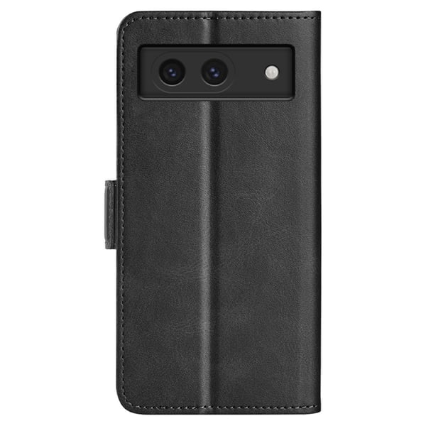 SKALO Google Pixel 8a Premium Wallet Lompakkokotelo - Musta
