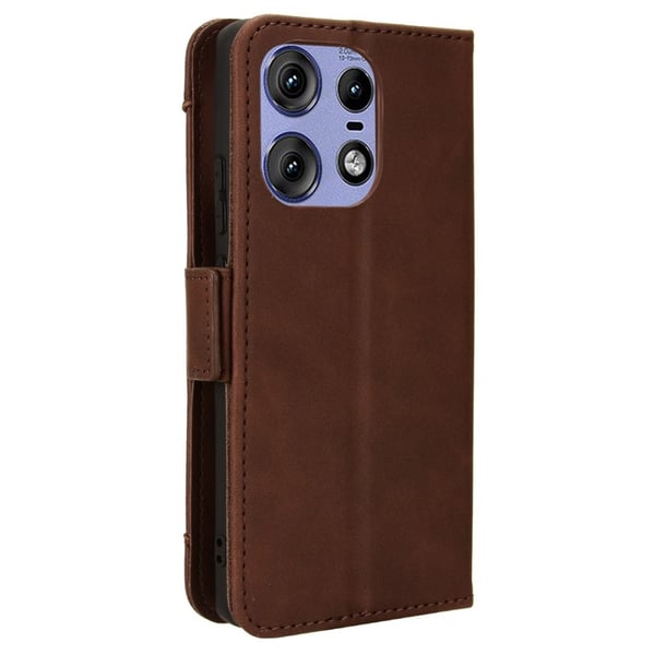 SKALO Motorola Edge 50 Pro 5G 6-RUM Pungetaske - Brun