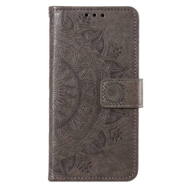 SKALO Xiaomi Redmi A3 Mandala Flip Cover - Grå