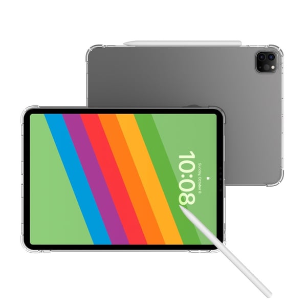 SKALO iPad Pro 13 (2024) TPU Suojakuori - Läpinäkyvä