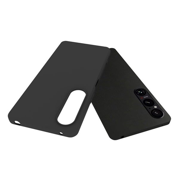 SKALO Sony Xperia 1 VI Matte Black Ultra-tynd TPU Cover