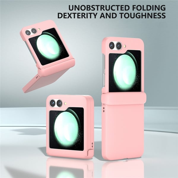 SKALO Samsung Z Flip6 Ultratynd Skin-touch Fold Cover - Pink