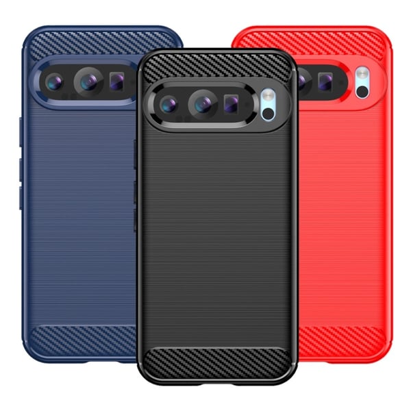 SKALO Google Pixel 9 Pro XL Armor Carbon Stødsikker TPU-cover