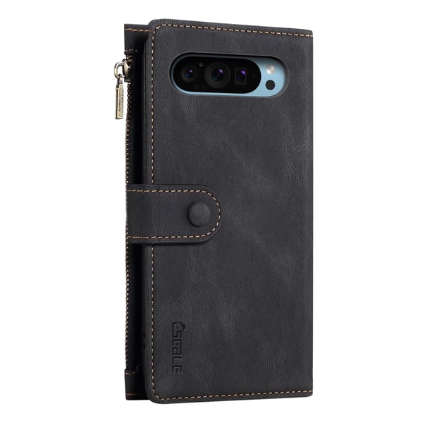 SKALO Google Pixel 9/9 Pro ESEBLE Big Wallet Pungetui - Sort