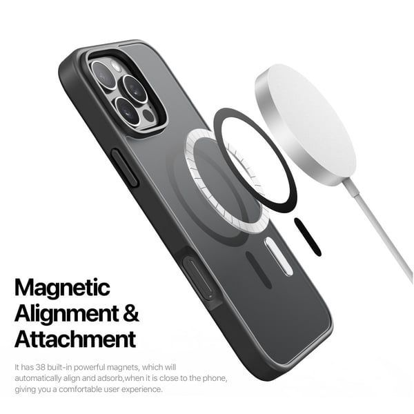 DUX DUCIS iPhone 16 Pro Max Yind Series Matte Finish Cover - Sort