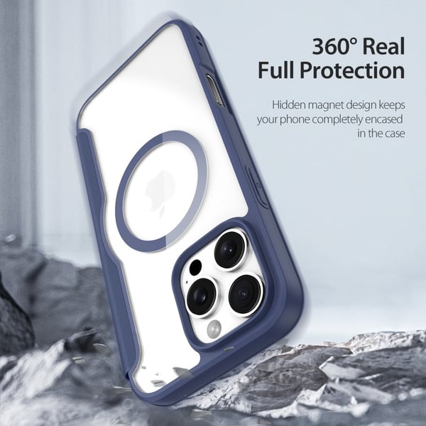 DUX DUCIS iPhone 16 Pro Max Skin X Pro Suojakuori - Sininen
