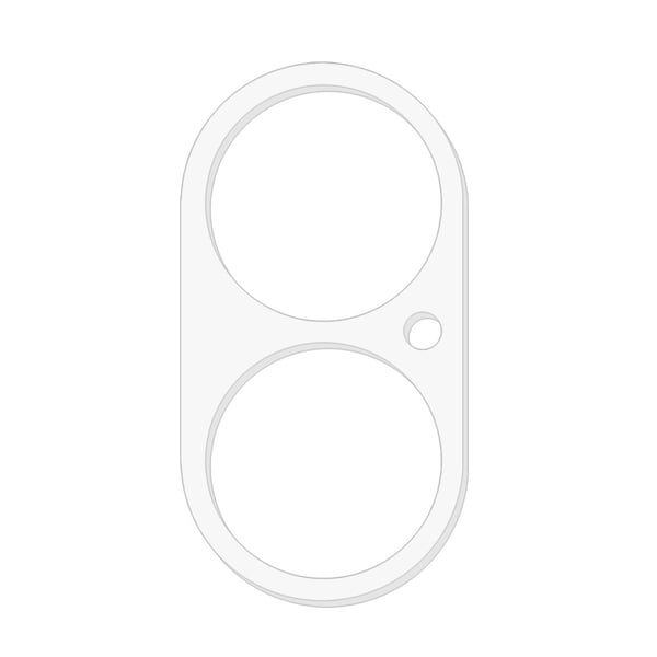 2-KPL SKALO iPhone 16 Plus 3D Karkaistu Lasi kameroille - Läpinäkyvä