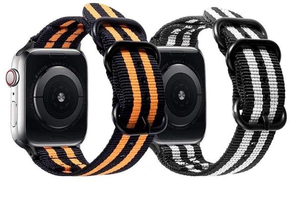 SKALO Nato-ranneke Nylon Apple Watch SE 40mm