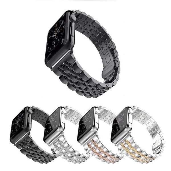 SKALO Metalarmbånd med 5 led Apple Watch SE 44mm