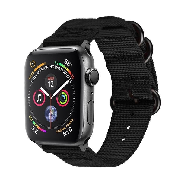 SKALO Nato-ranneke Nylon Apple Watch SE 44mm