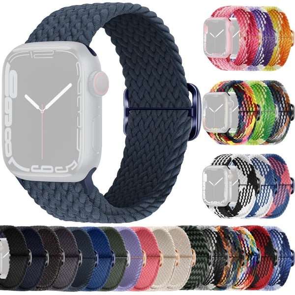 SKALO Punottu -ranneke Apple Watch SE 44mm