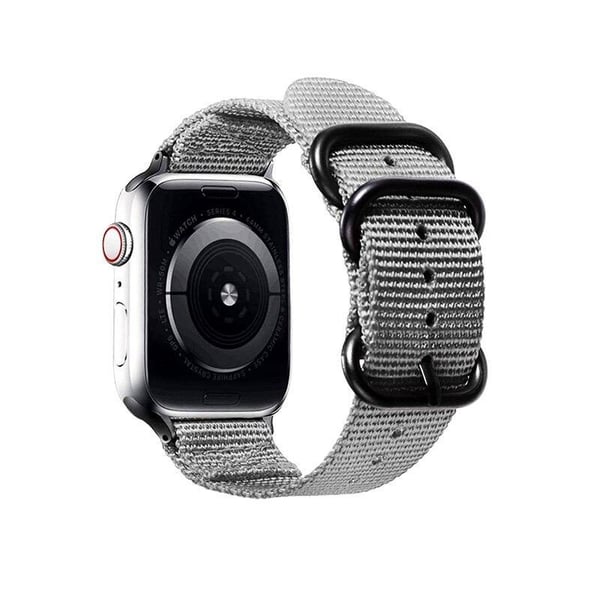 SKALO Nato-ranneke Nylon Apple Watch Series 4-6 44mm