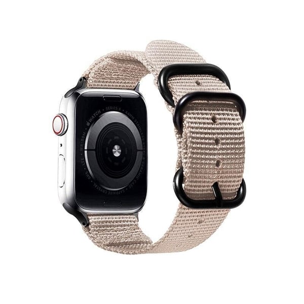 SKALO Nato-ranneke Nylon Apple Watch Series 7-9 45mm