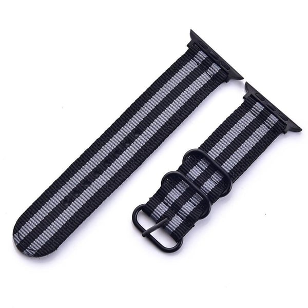SKALO Nato-ranneke Nylon Apple Watch Series 7-9 45mm