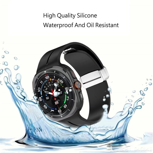 SKALO Silikonearmbånd metallspænde Samsung Watch Ultra 47mm
