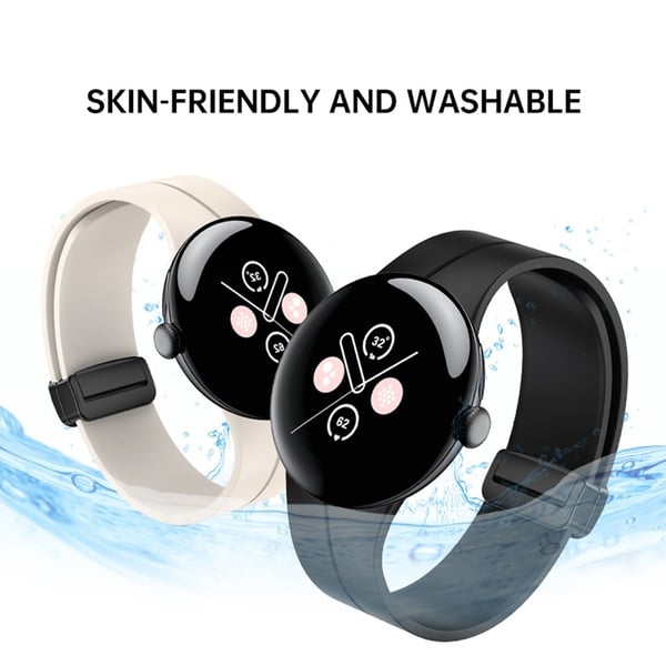 SKALO Silikonearmbånd metallspænde Google Pixel Watch / Pixel Watch 2