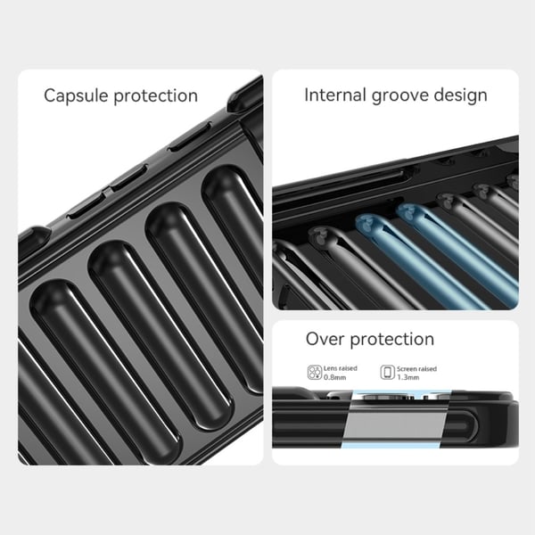 SKALO Samsung S24 FE Capsule Series Cover - Sort